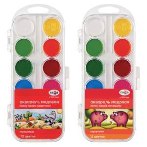 Краски акварельные 12цв. М...